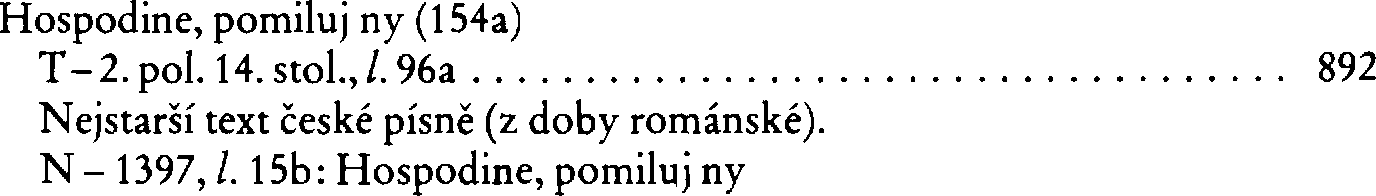 Informace o písni 154a: Hospodine, pomiluj ny